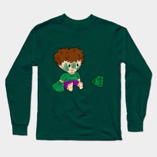 Grumpy Green Kid Long Sleeve T-Shirt